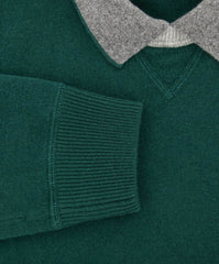 Luigi Borrelli Green Sweater - Crewneck - Medium/50 - (12MG13300314)