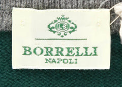 Luigi Borrelli Green Sweater - Crewneck - Medium/50 - (12MG13300314)