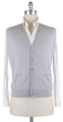 Luigi Borrelli Light Gray Sweater - Vest - X Small/46 - (18MG10400101)