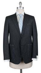 Borrelli Charcoal Gray Wool Solid Suit - 48/58 - (2018030813)