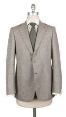 Luigi Borrelli Gray Virgin Wool Solid Suit - 40/50 - (201803081)