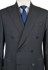 Luigi Borrelli Dark Gray Wool Solid Suit - (LB201970R8) - Parent