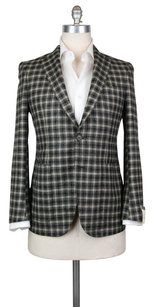 Luigi Borrelli Green Check Sportcoat -  38/48 - (B32281213R8)