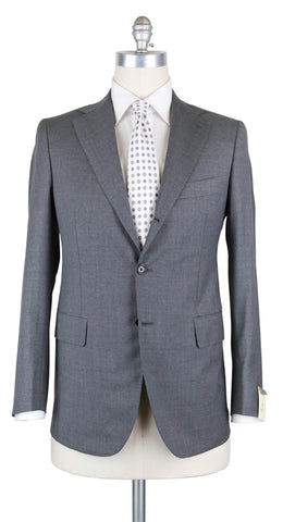 Luigi Borrelli Gray Suit - 44 US / 54 EU