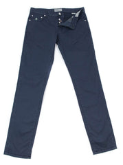 Luigi Borrelli Navy Blue Pants - Super Slim - 38/54 - (CAR2221591)