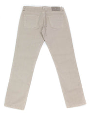 Luigi Borrelli Beige Solid Pants - Super Slim - 36/52 - (CAR4051530)