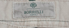 Luigi Borrelli Beige Solid Pants - Super Slim - 36/52 - (CAR4051530)