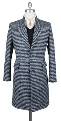 Luigi Borrelli Blue Wool Blend Coat - 38/48 - (LBCOAT208070)