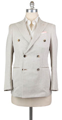 Luigi Borrelli Beige Solid Sportcoat -  40/50 - (DP27121R8)