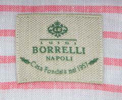 Borrelli Light Gray Striped Shirt - Extra Slim - (201802226) - Parent