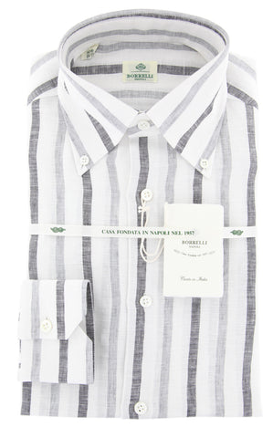 Luigi Borrelli Gray Shirt - Extra Slim