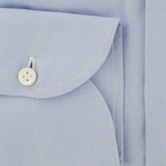 Luigi Borrelli Light Blue Cotton Dress Shirt - Extra Slim - (8J) - Parent