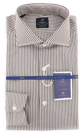 Luigi Borrelli Brown Shirt - Slim