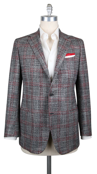 Luigi Borrelli Gray Wool Blend Sportcoat - (LBSPT138870) - Parent