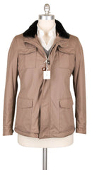 Luigi Borrelli Brown Jacket - Size 40 (US) / 50 (EU) - (OW01101G00160X3)