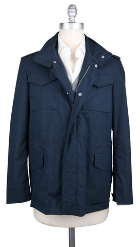 Borrelli Navy Blue Windbreaker