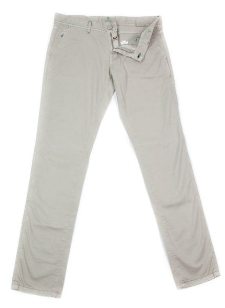 New $400 Luigi Borrelli Beige Solid Pants - Super Slim - 34/50 - (PAR29310523)