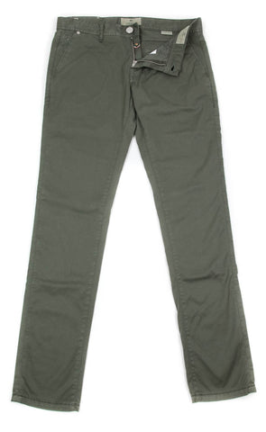 Luigi Borrelli Olive Green Pants - 31 US / 47 EU