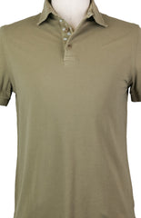 Luigi Borrelli Brown Piqu? Polo - Size M (US) / 50 (EU) - (PL101TC50)