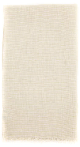 Luigi Borrelli Beige Linen Scarf