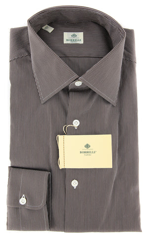 Luigi Borrelli Brown Shirt - 15.75 US / 40 EU