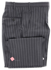 Kiton Gray Suit - Light Blue Striped - 44/54