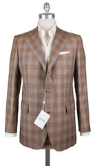 Orazio Luciano Brown Plaid Sportcoat - 42/52 - (GU3BA93534R6)