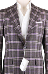 Orazio Luciano Brown Wool Plaid Sportcoat - 42/52 - (436069)