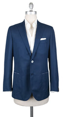 Principe d'Eleganza Blue Wool Solid Sportcoat - 36/46 - (NX)