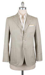 Sartorio Napoli Beige Cotton Solid Sportcoat - 40/50 - (SA10261711)