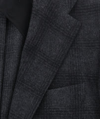 New $3300 Sartorio Napoli Charcoal Window Pane Sportcoat - (SA1025176) - Parent