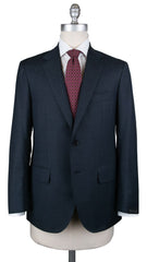 Sartorio Napoli Blue Wool Striped Suit - 46/56 - (UA200S512940C7)