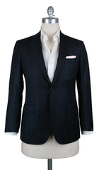 Sartorio Napoli Navy Blue Wool Sportcoat - 48/58 - (UG200S514930)