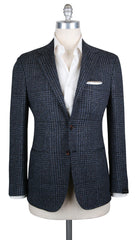 Sartorio Napoli Dark Blue Fancy Sportcoat - 38/48 - (SA97175)