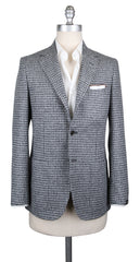 Sartorio Napoli Gray Houndstooth Sportcoat - 38/48 - (SA914176)