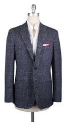 Sartorio Napoli Navy Blue Fancy Sportcoat - 44/54 - (SA918179)