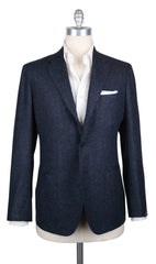 Sartorio Napoli Midnight Navy Melange Sportcoat - 40/50 - (SA914174)