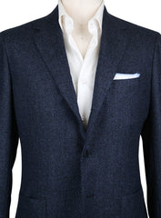 Sartorio Napoli Midnight Navy Melange Sportcoat - (SA914174) - Parent