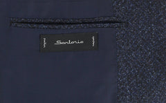 Sartorio Napoli Midnight Navy Melange Sportcoat - (SA914174) - Parent