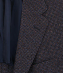 Sartorio Napoli Dark Brown Wool Fancy Sportcoat - (SA926173) - Parent