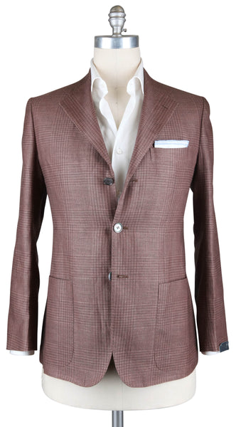 Sartorio Napoli Brown Plaid Sportcoat -  38/48 - (UGG322S410709)