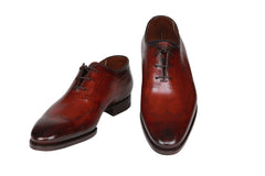 Santoni Brown Leather Shoes - Lace Ups - 11/10 - (ST121720211)