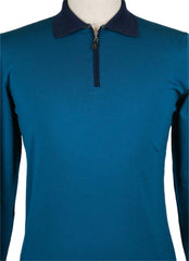 Svevo Parma Turquoise Wool Sweater - Polo - (S1241812) - Parent