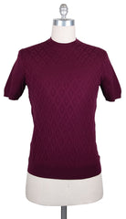 Svevo Parma Burgundy Red Sweater - Short Sleeve - Small/48 - (SVM946829S)