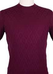 Svevo Parma Burgundy Red Sweater - Short Sleeve - (SVM946829S) - Parent