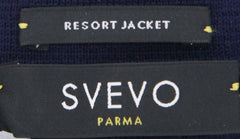 Svevo Parma Navy Blue Cotton Solid Resort Jacket - (354) - Parent