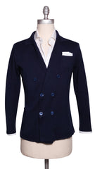 Svevo Parma Navy Blue Cotton Resort Jacket - L/52 - (1823)