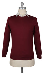 Svevo Parma Burgundy Red Crewneck Sweater - S/48 - (SV1019221)