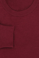 Svevo Parma Burgundy Red Crewneck Sweater - (SV1019221) - Parent