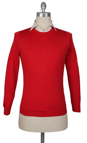 Svevo Parma Red Crewneck Sweater